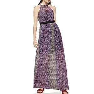 BCBGeneration Floral High Neck Maxi (WORN ONCE)